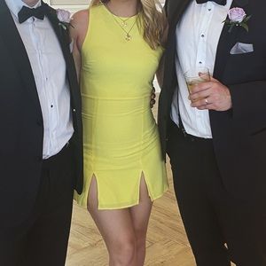 💛lucy in the Sky yellow mini dress